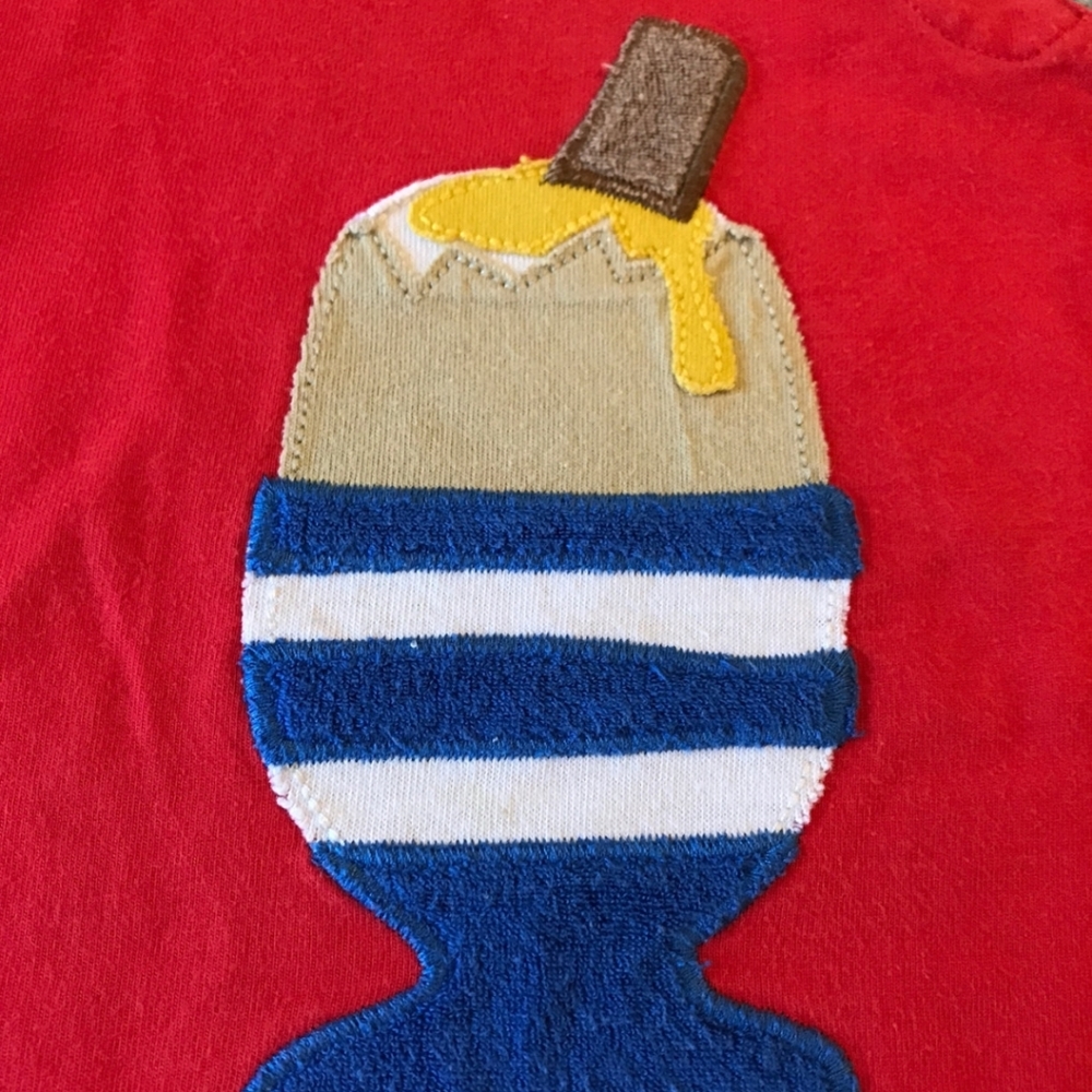 Baby Boden Dippy Egg Long Sleeve RARE Mini 12-18 M - Picture 3 of 12